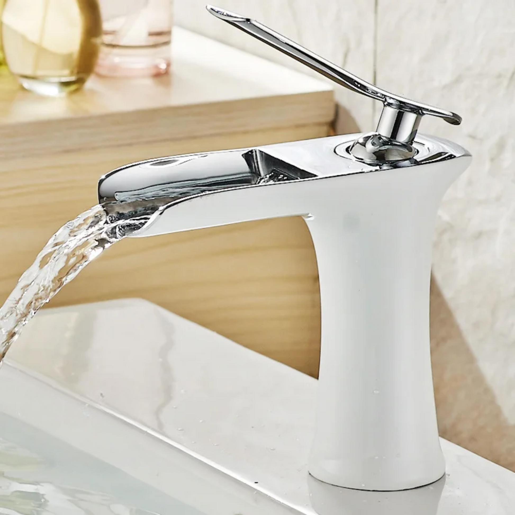 Modern Bathroom Sink Tapware Mixer with Single Handle Control | Polished Chrome Finish for Effortless Water Flow 5