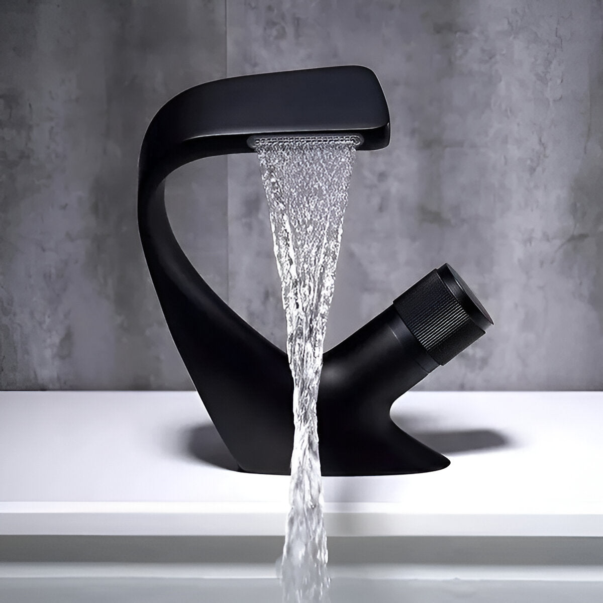 Modern Waterfall Bathroom Sink Faucet with Easy Installation | Elegant Design for Spa-Like Experience 1