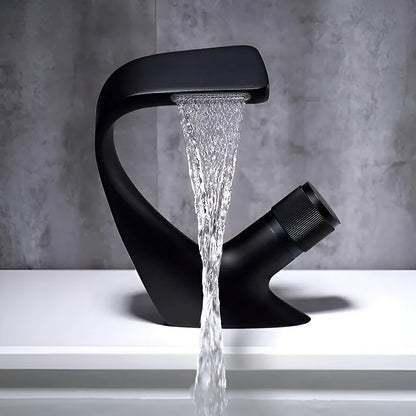 Modern Waterfall Bathroom Sink Faucet with Easy Installation | Elegant Design for Spa-Like Experience 1