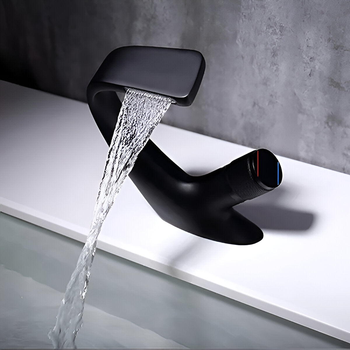 Modern Waterfall Bathroom Sink Faucet with Easy Installation | Elegant Design for Spa-Like Experience 2