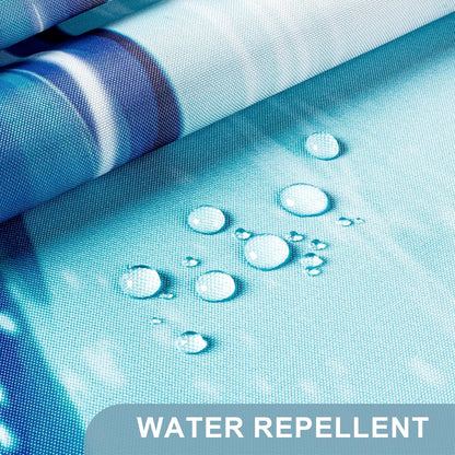 Oceanic Decor | Fish Shower Curtain with Unique Artwork & Weighted Hem | Water-Repellent Fabric for Easy Care 4