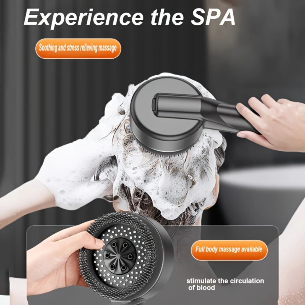 Premium Handheld Shower Head with 4 Modes & One-Key Water Stop | High-Pressure Shower Head with Hose for Luxurious Shower Experience 3