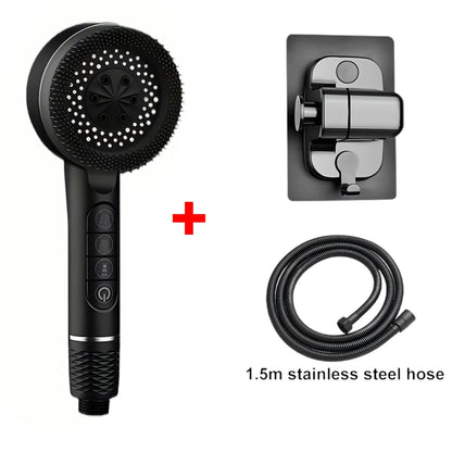 Premium Handheld Shower Head with 4 Modes & One-Key Water Stop | High-Pressure Shower Head with Hose for Luxurious Shower Experience 9