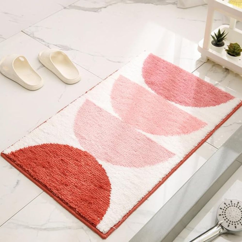 Rainbow Sunset | Non-Slip Bath Mat with Plush Microfiber for Safety and Comfort 3