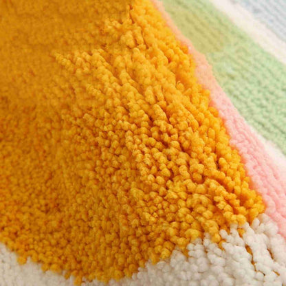 Rainbow Sunset | Non-Slip Bath Mat with Plush Microfiber for Safety and Comfort 6