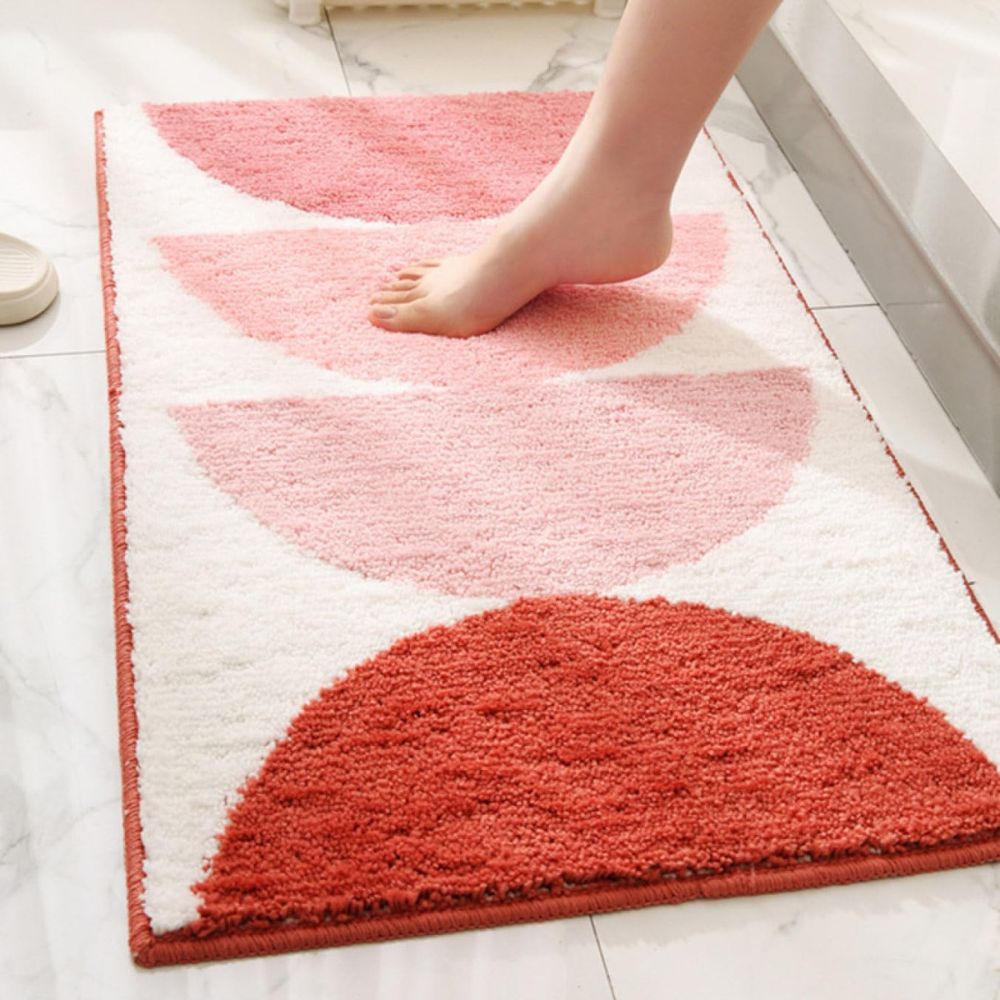 Rainbow Sunset | Non-Slip Bath Mat with Plush Microfiber for Safety and Comfort 7