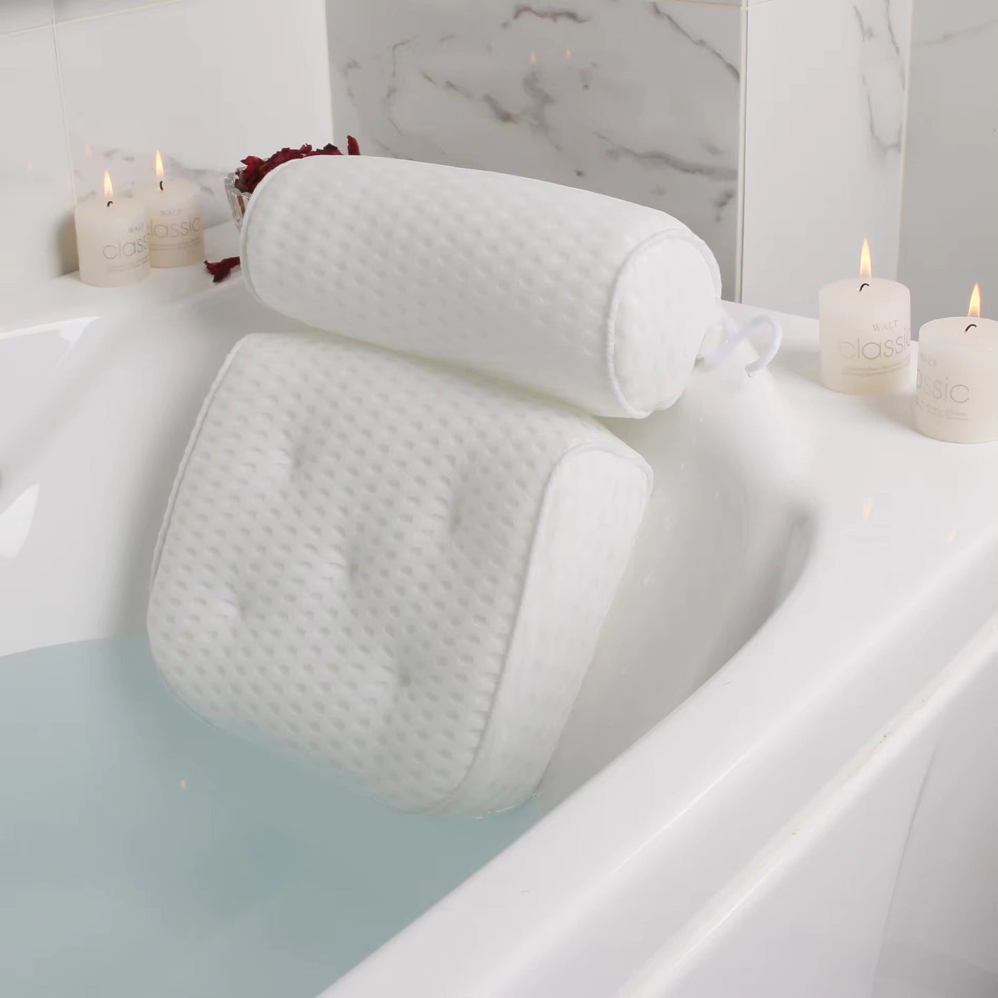Relaxation Haven | Bath Pillow for Tub with Ergonomic Support | Comfortable Cushion for Pain Relief 1