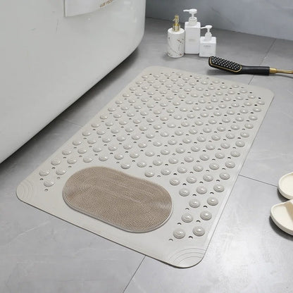SafeGrip | Non-Slip Shower Mat with Built-In Foot Scrubber | Enhanced Safety for All 6