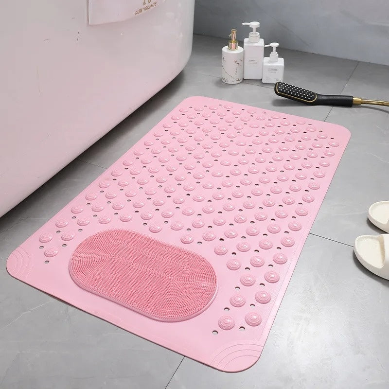 SafeGrip | Non-Slip Shower Mat with Built-In Foot Scrubber | Enhanced Safety for All 7