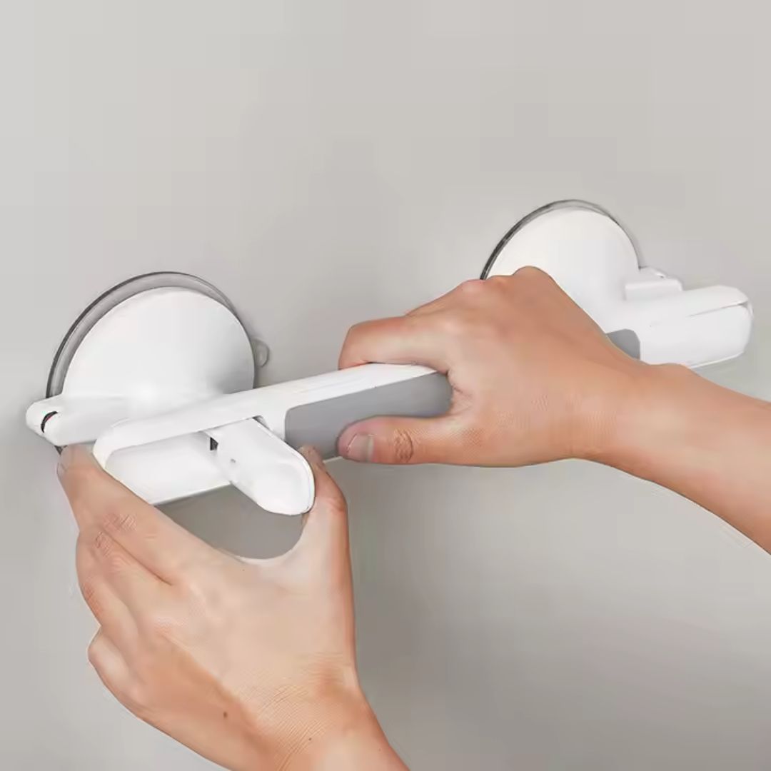 Safety Essentials | Grab Bar for Shower with Tool-Free Installation | Ergonomic Grip for Enhanced Stability and Support 7