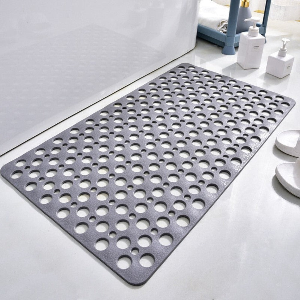 Secure Collection | Non-Slip Shower Mat with Antibacterial Surface | Safe and Hygienic Bath Experience 0