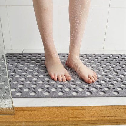 Secure Collection | Non-Slip Shower Mat with Antibacterial Surface | Safe and Hygienic Bath Experience 1