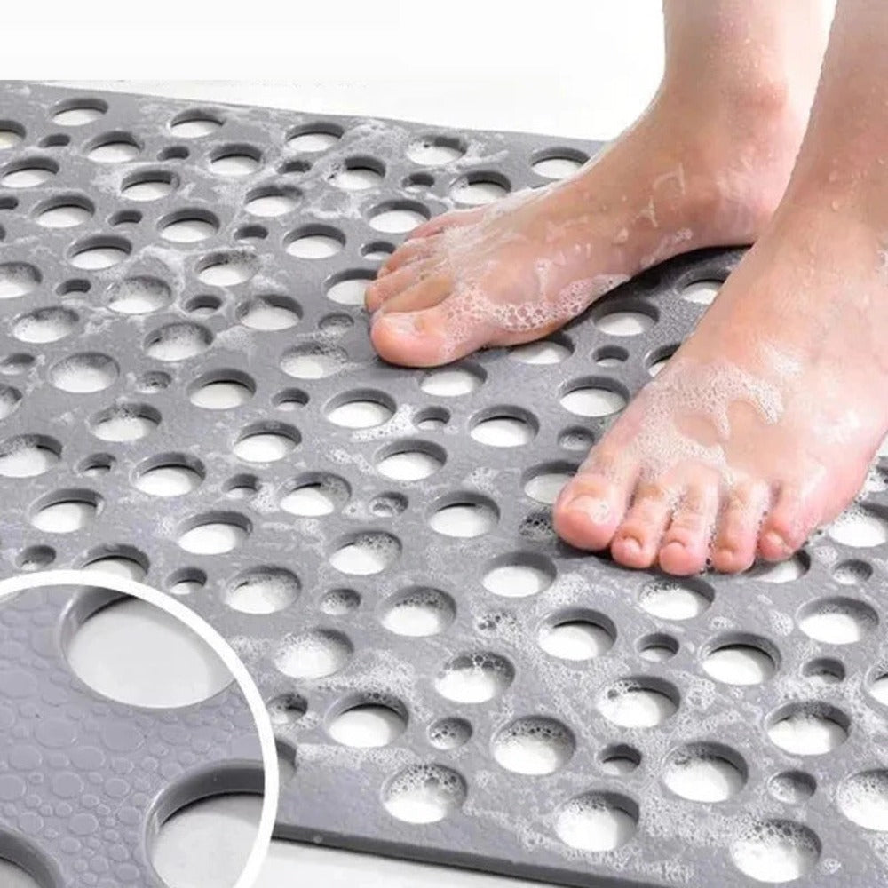Secure Collection | Non-Slip Shower Mat with Antibacterial Surface | Safe and Hygienic Bath Experience 4