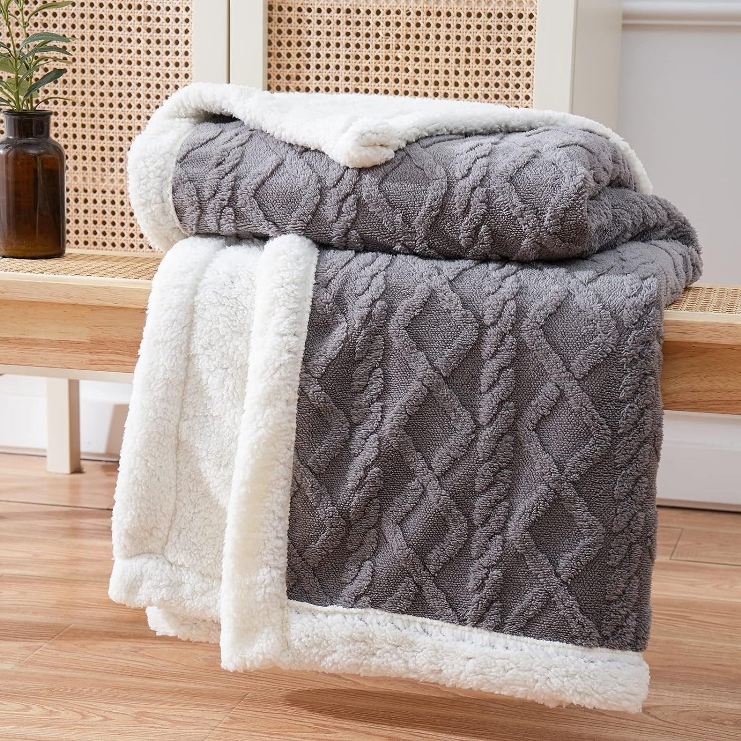 Sherpa Blanket | Reversible Soft Fleece | Ultimate Year-Round Comfort 1