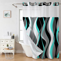 Teal Waves Of Noir