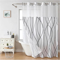 Gray Linear Swirl