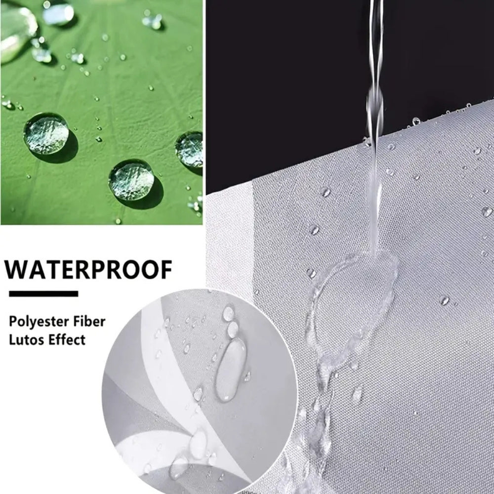 Shower Curtain Waterproof Tropical Monstera Leaves Design 4