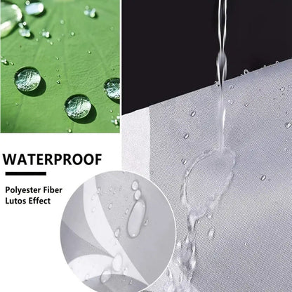 Shower Curtain Waterproof Tropical Monstera Leaves Design 4
