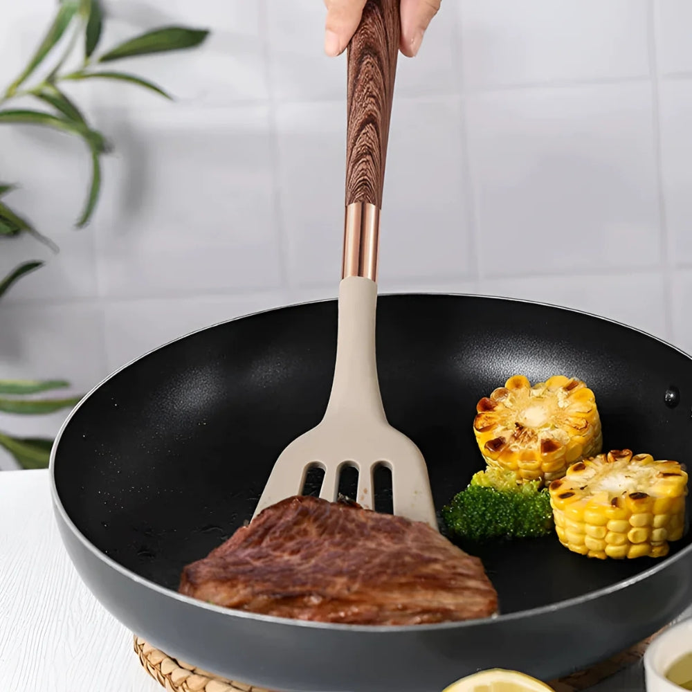 Silicone Cooking Utensils Set 10 Pieces Heat Resistant Durable 2