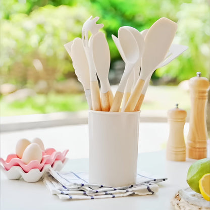 Silicone Cooking Utensils Set 12-Piece Heat Resistant Eco-Friendly 2