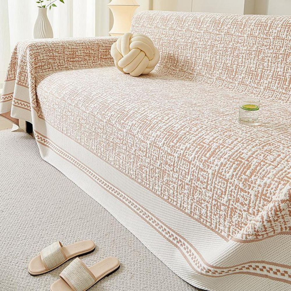 Sofa Cover Chenille Lightweight Breathable Design for Indoor Outdoor Use 10