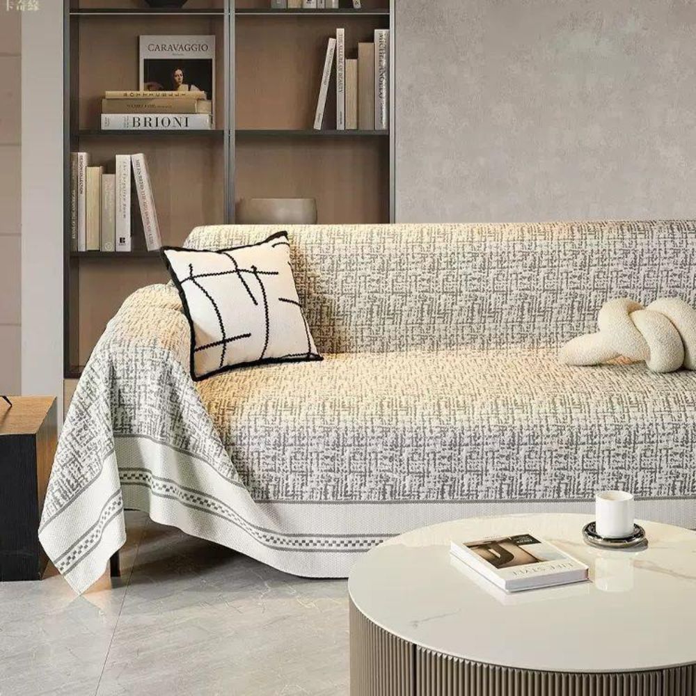 Sofa Cover Chenille Lightweight Breathable Design for Indoor Outdoor Use 4