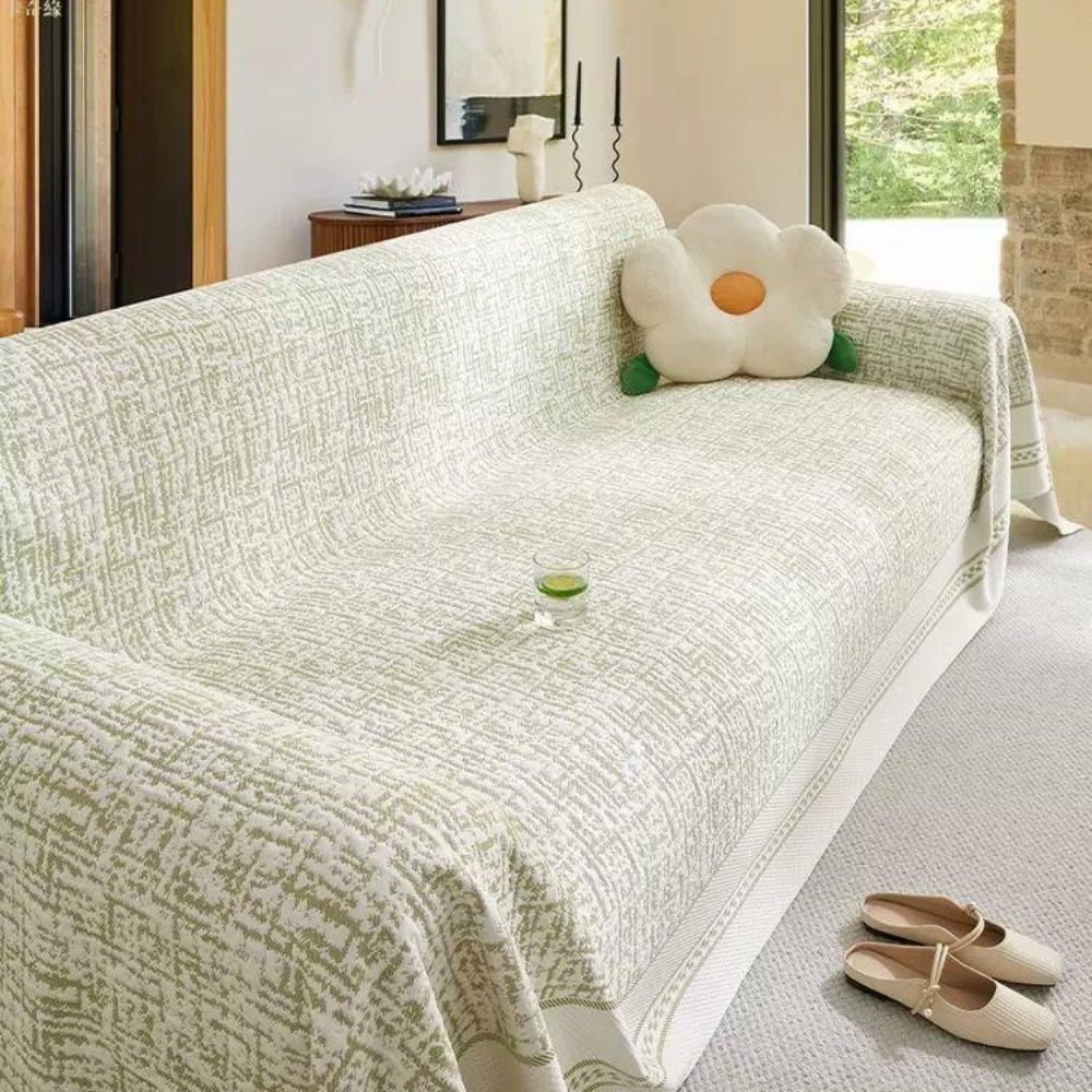 Sofa Cover Chenille Lightweight Breathable Design for Indoor Outdoor Use 5
