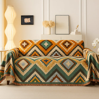 Sofa Cover Chenille Soft Woven Texture Cozy Comfort for Living Room 1