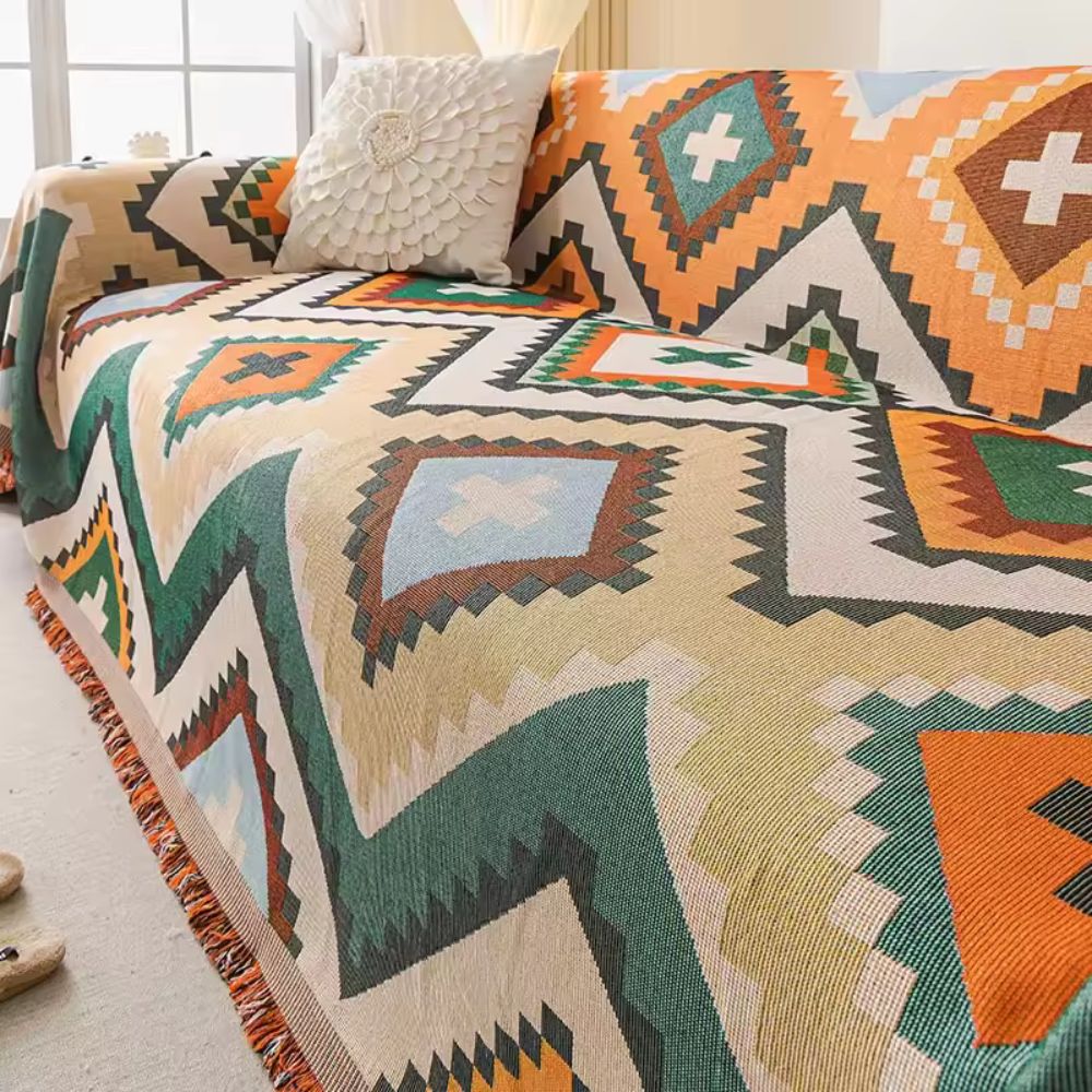 Sofa Cover Chenille Soft Woven Texture Cozy Comfort for Living Room 3