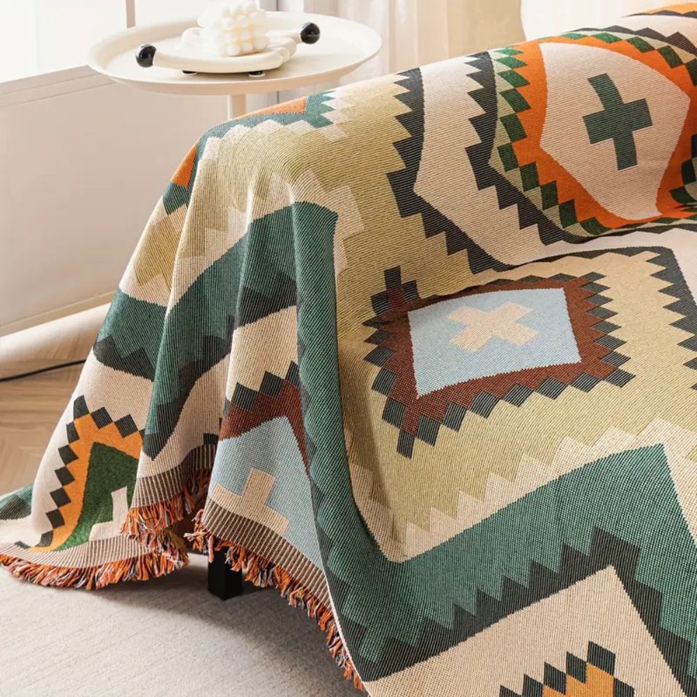 Sofa Cover Chenille Soft Woven Texture Cozy Comfort for Living Room 4