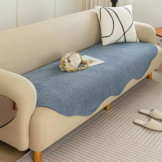 Sofa Cover Plush Microfiber Non-Slip All-Season Comfort 0