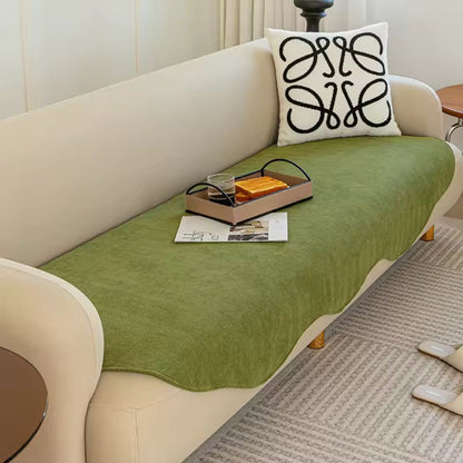 Sofa Cover Plush Microfiber Non-Slip All-Season Comfort 1