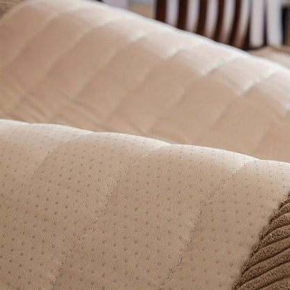 Sofa Cover Thick Soft Microfiber Pet-Friendly Non-Slip Protection 5