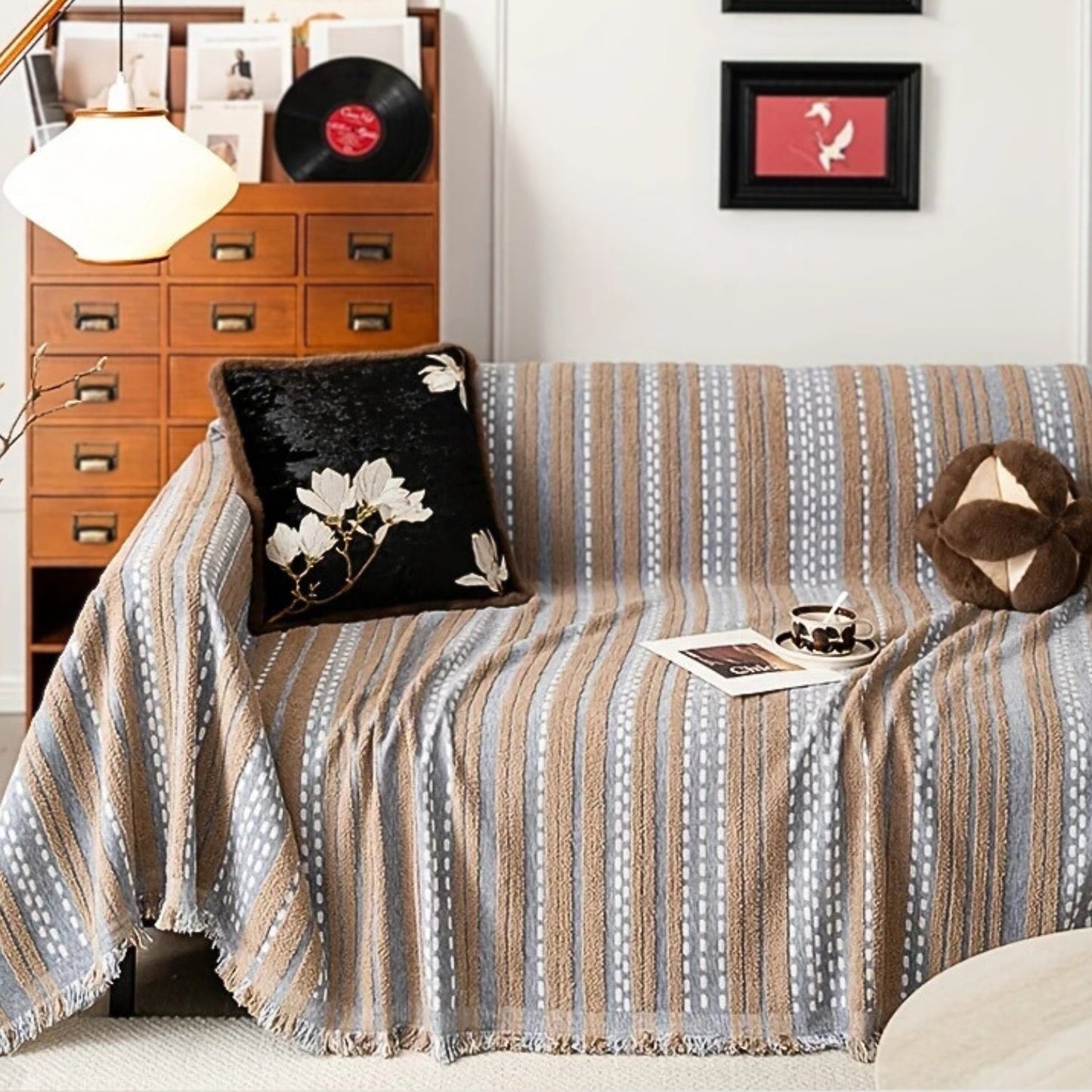 Sofa Cover Ultra-Soft Microfiber Pet-Friendly Cozy Protection 3