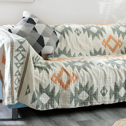 Sofa Cover | Reversible Cotton Design | Year-Round Comfort & Style 5