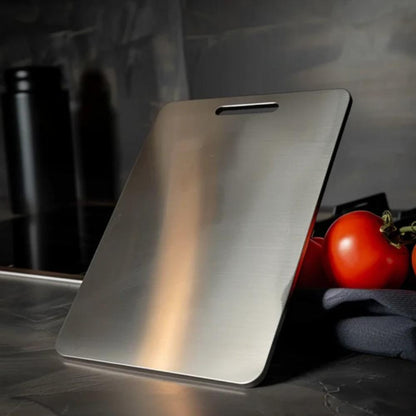 Stainless Steel Chopping Board Antibacterial Durable Easy Clean 0