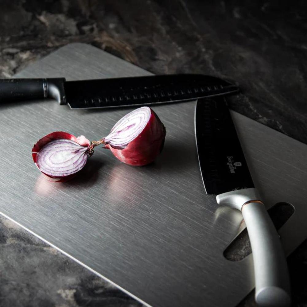 Stainless Steel Chopping Board Antibacterial Durable Easy Clean 5
