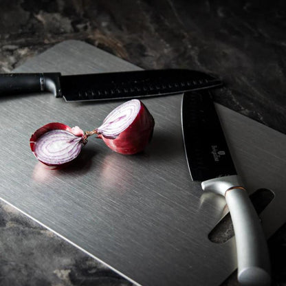 Stainless Steel Chopping Board Antibacterial Durable Easy Clean 5