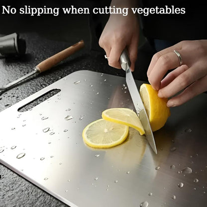 Stainless Steel Chopping Board Antibacterial Durable Easy Clean 6