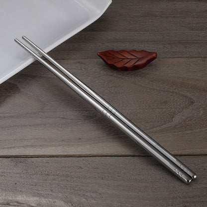 Stainless Steel Chopsticks Reusable Ergonomic Design for Elegant Dining 2