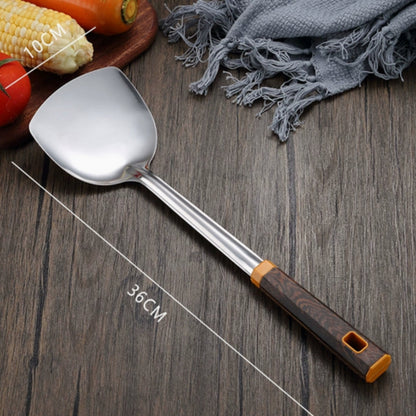 Stainless Steel Utensils Set 6-Piece Ergonomic Wood Grain Design 3