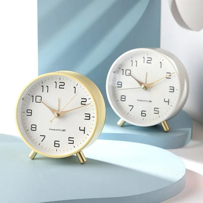 Table Clock Silent Operation Modern Scandinavian Design Home Decor 1
