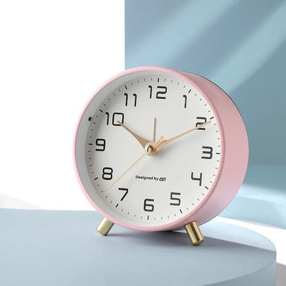 Table Clock Silent Operation Modern Scandinavian Design Home Decor 5