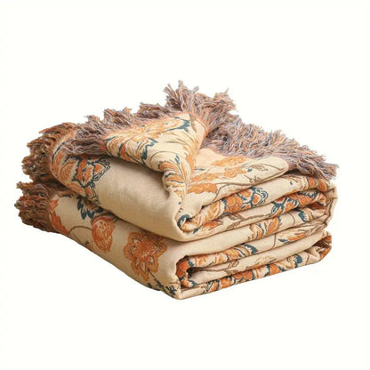 Throw Blanket | 100% Cotton Boho Style | Versatile Home Decor 6