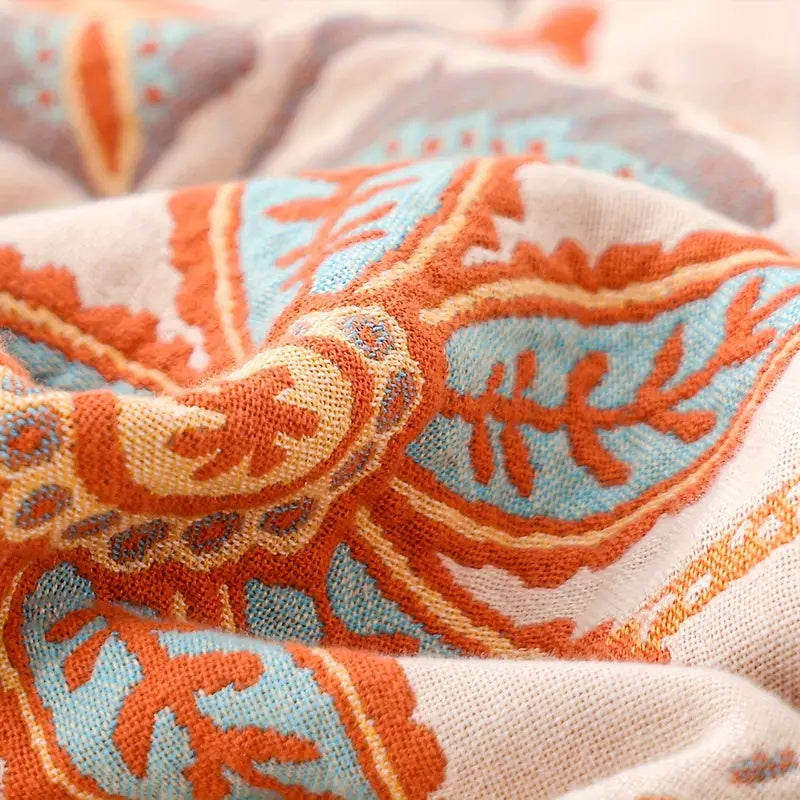 Throw Blanket | Boho Floral Design | Cozy Home Decor for Any Space 7