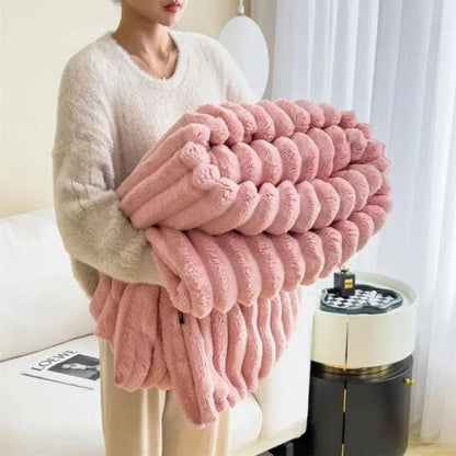 Throw Blanket | Textured Cloud-Like Softness | Year-Round Comfort 0
