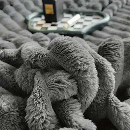 Throw Blanket | Textured Cloud-Like Softness | Year-Round Comfort 5
