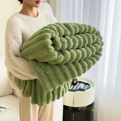 Throw Blanket | Textured Cloud-Like Softness | Year-Round Comfort 6