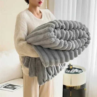 Throw Blanket | Textured Cloud-Like Softness | Year-Round Comfort 9