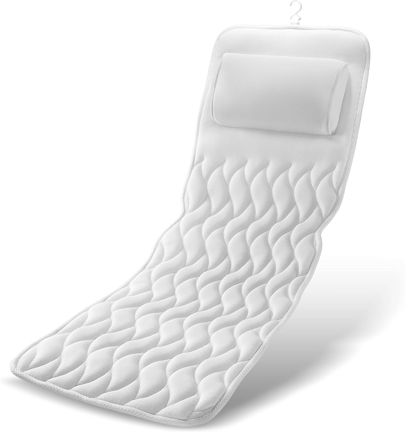 Unisex Ergonomic Mesh Bath Pillow | Luxurious Full Body Tub Support for Ultimate Relaxation 0